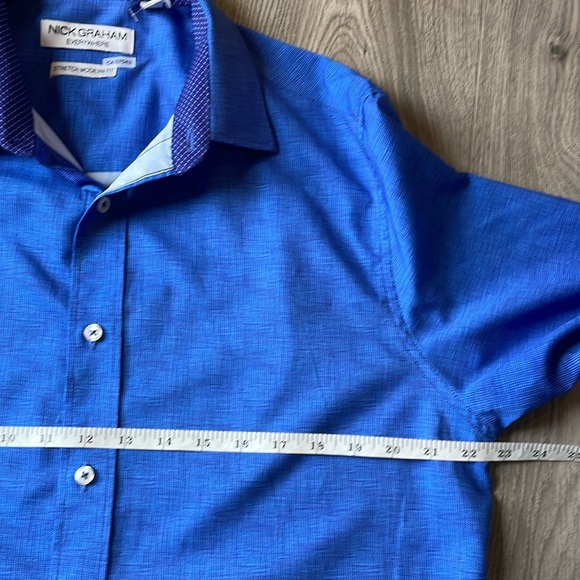 Nick Graham Everywhere  , Stretch modern fit button-down shirt. - Picture 6 of 8